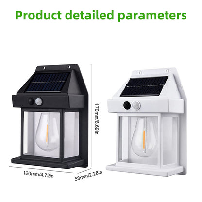 Wall Mounted Solar Light with Motion Sensor