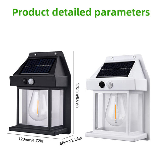 Wall Mounted Solar Light with Motion Sensor