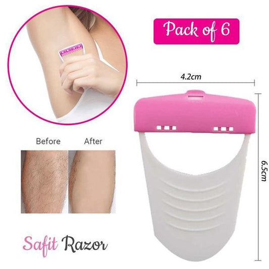 6 Pcs Ladies Womens Girls Shaver Trimmer Bikini Razor Soft