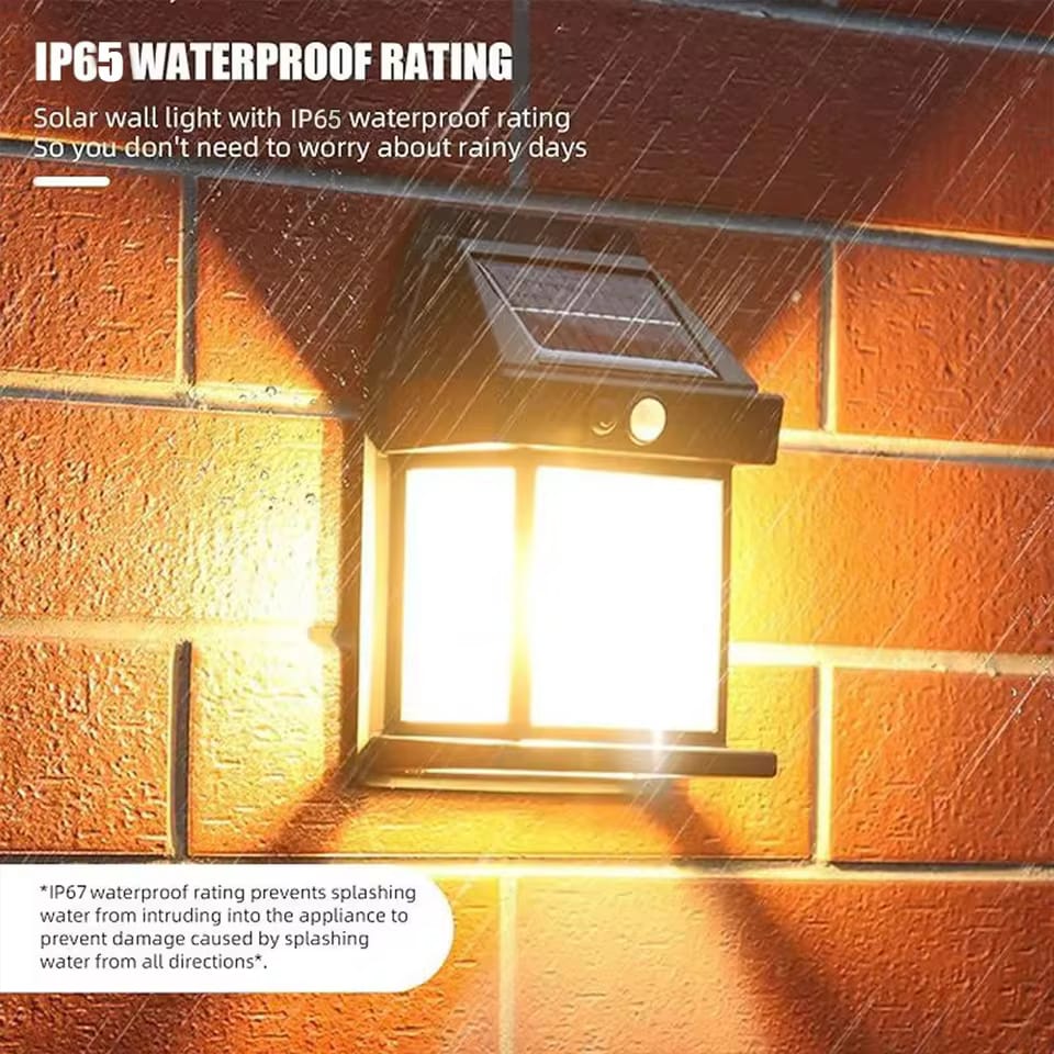 Wall Mounted Solar Light with Motion Sensor